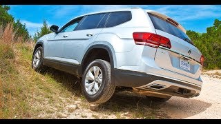 Тест Volkswagen Teramont Крутыми Спусками и Косогорами!