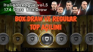Italian League vol.5 174 Stars Box Draw | ITALIAN LEAGUE TOUR - PES 2018 MOBİLE TOP AÇILIMI