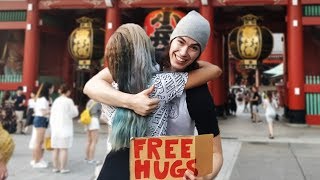 LES JAPONAIS SONT ILS TIMIDES ? FREE HUGS CHALLENGE