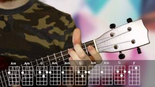 The eye of the tiger by Survivour ukulele tutorial / Урок игры на укулеле
