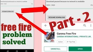 (part-2) Download paused because no network is available free fire problem solved \ By T. U