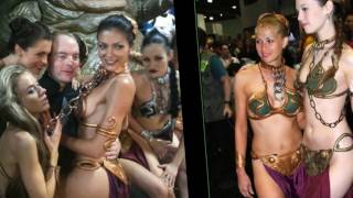 Slave Princess Leia Organa from Star Wars Cosplay
