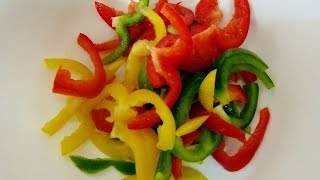 ENSALADA DE PIMIENTOS TRICOLOR -  ANTIOXIDANTE   VITAMINICO