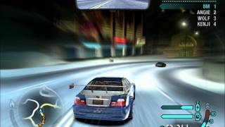 NFS Carbon | BMW M3 GTR vs. Lancer vs. Murcielago vs. Challenger Concept [HD]