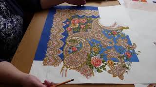 Павлопосадские платки - технология производства