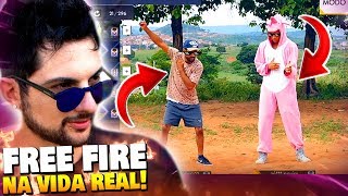 ESSES CARAS SÃO INCRÍVEIS! - FREE FIRE DA VIDA REAL