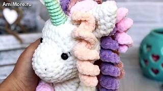 Амигуруми: схема Единорожка. Игрушки вязаные крючком - Free crochet patterns.