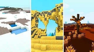 ? 5 BIOMAS QUE DEBERÍAN EXISTIR EN MINECRAFT PE ?