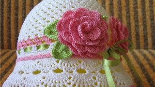 Летние детские шляпы крючком. Summer Crocheted Baby Hats. Ամառային մանկական գլխարկներ հելունով