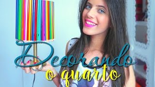 DIY: ABAJUR COM LÁPIS DE COR Por Lorena Lima