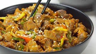 Куриные желудки по-корейски. Рецепт от Всегда Вкусно!