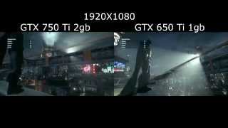 GTX 650 Ti vs GTX 750 Ti | i5 4460 | Batman Arkham Knight Latest Patch | Windows 10 | Benchmark