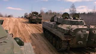 Учение танкового полка в Нижегородской области