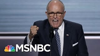 Rudy Giuliani Says He's Repeatedly Told President Trump Not To Fire Sessions | The 11th Hour | MSNBC
