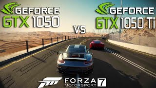 Forza Motorsport 7 : GTX 1050 vs GTX 1050 Ti (Demo)