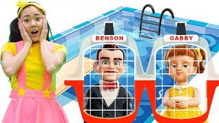 Alphabet Swimming Pool Playset with Bo Peep | Learn ABC's for Kids