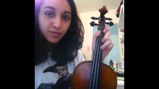 Black Veil Brides Overture Violin Tutorial