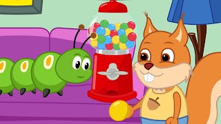 Famille d'Écureuil - Escargot Arc-en-ciel Vidéos Animé 2020 en Français 13+