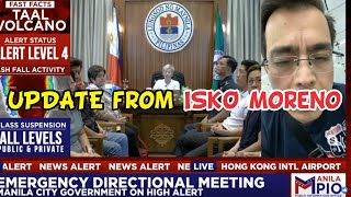 UPDATE Bulkang Taal - Ready si ISKO MORENO. Latest update
