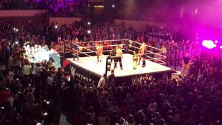 Becky Lynch, Charlotte & Naomi vs Natalya, Carmella, Tamina & Lana - WWE Live: Lisbon, Portugal