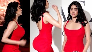 Jhanvi Kapoor Slays In Red Outfit At Sabyasachi 20 Years Celebration Event