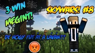 ► HOGY fut át a láván??? | Minecraft HYPIXEL | Skywars Minigame - Insane mod #8