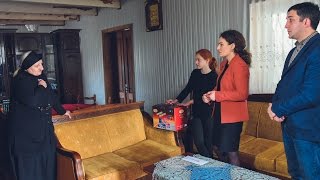 ქეთევან ციხელაშვილი და დავით კოდუა გიგა ოთხოზორიას ოჯახს ესტუმრნენ