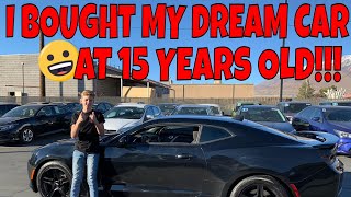 BUYING MY DREAM CAR AT 15!!!