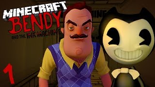 10 NIGHTS AT BENDY'S - BENDY CAPTURES THE NEIGHBOUR! (Night #1)