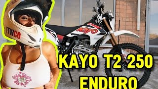 Кроссовый мотоцикл KAYO T2 250 ENDURO | Обзор мотоцикла КАЙО Т2 250 эндурик