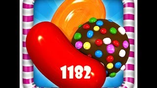 Candy Crush - Level 1182 - 3 Stars - No Booster