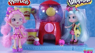 Play-Doh Shopkins Surprise Bubble Gum Eggs #2 Hidden Kids Toys | PSToyReviews