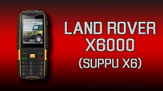 Защищённый телефон с большим фонариком Land Rover X6000. Видео обзор.