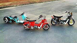 Chaly độ full style japan của 1 dân chơi minibike Hải Dương