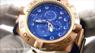 Invicta Watch 11799 Subaqua Noma Blue Dial Chronoraph Rose Gold