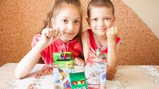 НИНДЗЯГО-собираем конструктор вместе с KINDER & KIDS НІНДЗЯГО-збираємо конструктор з KINDER & KIDS