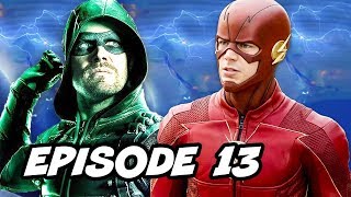Arrow Season 6 Episode 13 The Flash Crossover - TOP 10 WTF and Easter Eggs