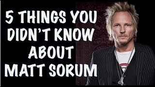 Guns N' Roses: 5 Things You Didn't Know About Drummer Matt Sorum! Ghosts, Axl Rose & More!