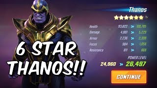 25x Infinity Orb Opening & 6 Star Thanos Unlock! - Marvel Strike Force