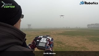 APM Copter V3.1 Release - "Simple - Super Simple - Drift - Auto" demonstration