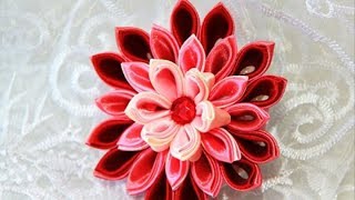 Хризантема из ленты