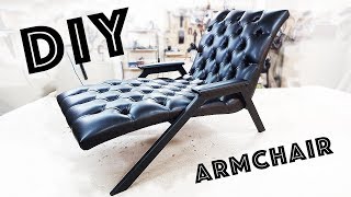 Кресло на металлокаркасе ARMCHAIR DIY своими руками on the metal frame