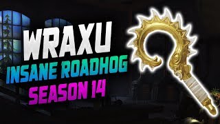 Wraxu Plays as Roadhog! 4037 SR! [ OVERWATCH SEASON 14 TOP 500 ]