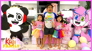 Emma and Kate 4th Happy Birthday Surprise Celebration!!!