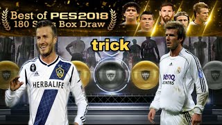 Best of pes2018 180 stars Box draw black ball trick pes2018 mobile (first touch)