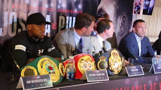 ANTHONY JOSHUA v KUBRAT PULEV - *FULL & UNCUT* PRESS CONFERENCE (CARDIFF) / JOSHUA-PULEV