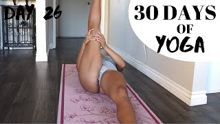 DAY 26 OF 30 DAYS YOGA CHALLENGE | SORE BACK RELEASE | YOGA FOR BEGINNERS