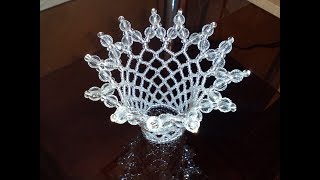 Корона из бусин. DIY. Christmas crown