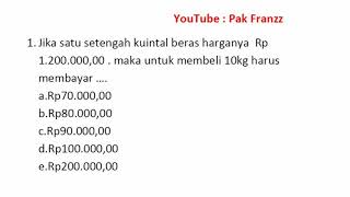 Pembahasan Soal SKD CPNS Hari ini Tes Intelegensi Umum