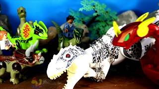 ЛЕГО Динозавры в плену ИНДОМИНУС РЕКС. ДРАКОН ищет ДЕТЕНЫША. ДЖОКЕР. Приз в каждом видео!